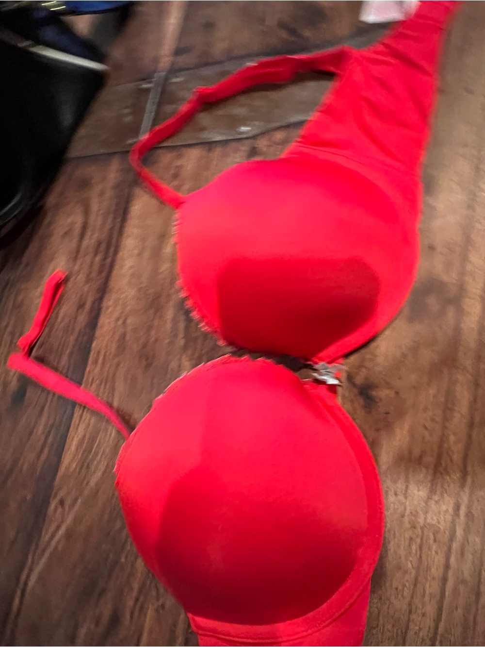 Victoria's Secret Red Padded Push-Up Bra